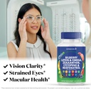 Superfood MD Eye Health Vitamins with Bilberry Lutein & Zeaxanthin Lycopene Resveratrol Grape Seed Extract Astaxanthin- AREDS 2 - Eye Vitamin - 60 Capsules 6