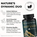 Natural Energy & Focus for High Performing Professionals w/Grass Fed Beef Liver Capsules w/Lions Mane | Grassfed Beef Liver Supplement Supports Full Body Wellness & Iron Levels | 30 Serving-120 Cnt 3