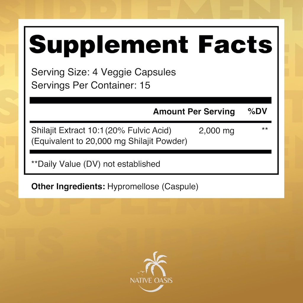 Shilajit Supplement | 2,000mg | Shilajit for Men & Women | Shilajit Pure Himalayan Organic | Natural Shilajit Capsules | Fulvic Acid Supplement | Rich with Trace Minerals | 120 Count. 6