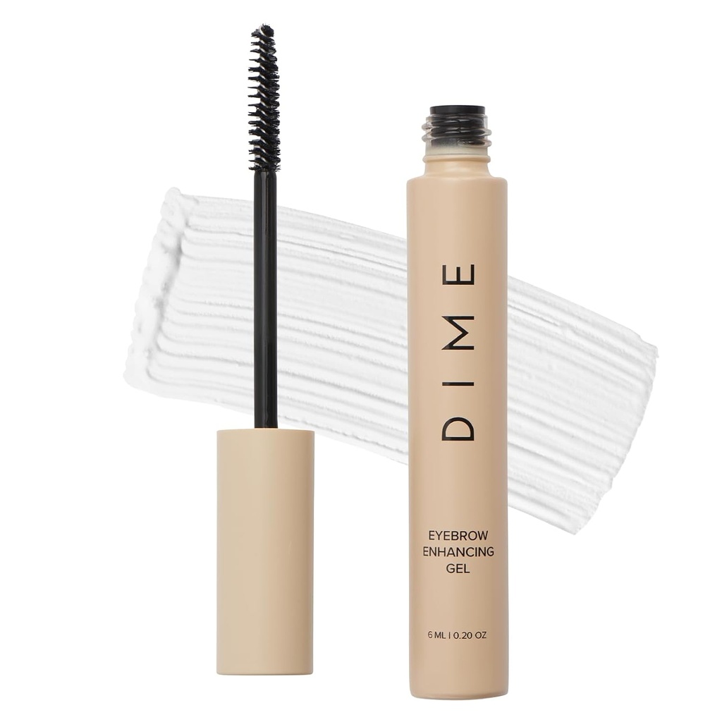 DIME Beauty Eyebrow Enhancing Gel, Clear Eyebrow Gel to Promote Fuller, Thicker, Stronger Brows, 0.20 oz / 6 mL 2