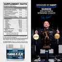 Evogen Amino K.E.M. - EAA & BCAA Powder Pump Volumizer | BCAAs Amino Acids Supplement for Blood Flow, Muscle Growth, & Hydration | Blueberry Apple | 30 Servings 4