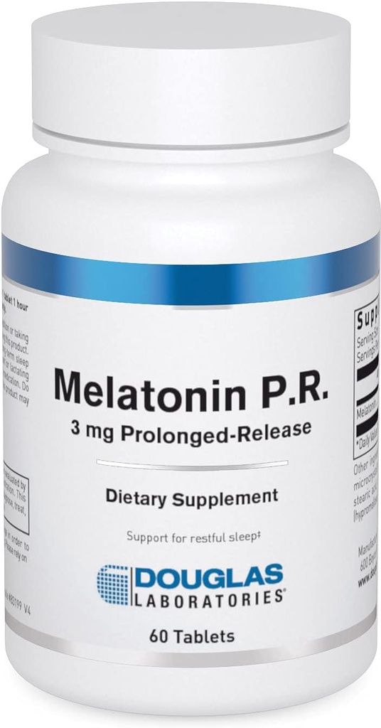 Douglas Laboratories Melatonin Prolonged Release - 3 mg Melatonin - Sleep Support Supplement - For Hormone Balance, Relaxation, Antioxidants & Immune System* - 60 Tablets 2