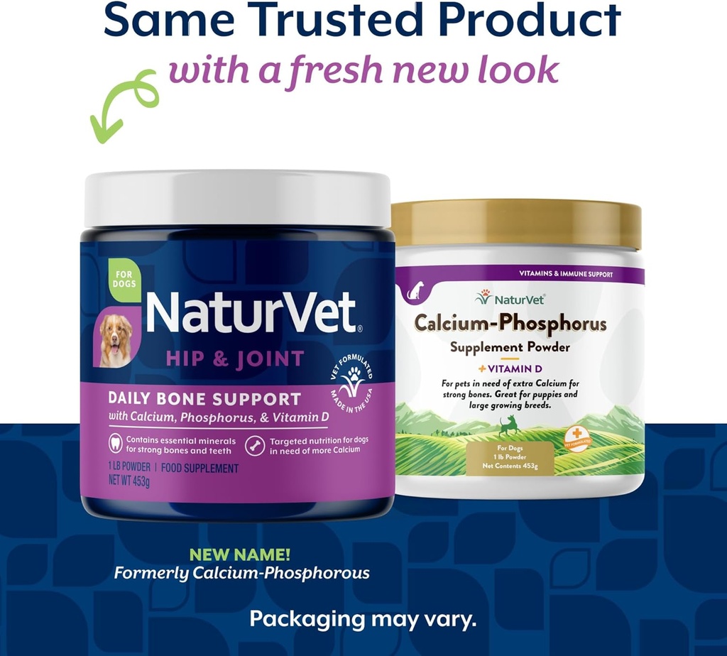 NaturVet Calcium-Phosphorus For Dogs, Supports Strong & Healthy Bones, Enhanced with Essential Minerals & Vitamin D, No Color, 16 Oz 3