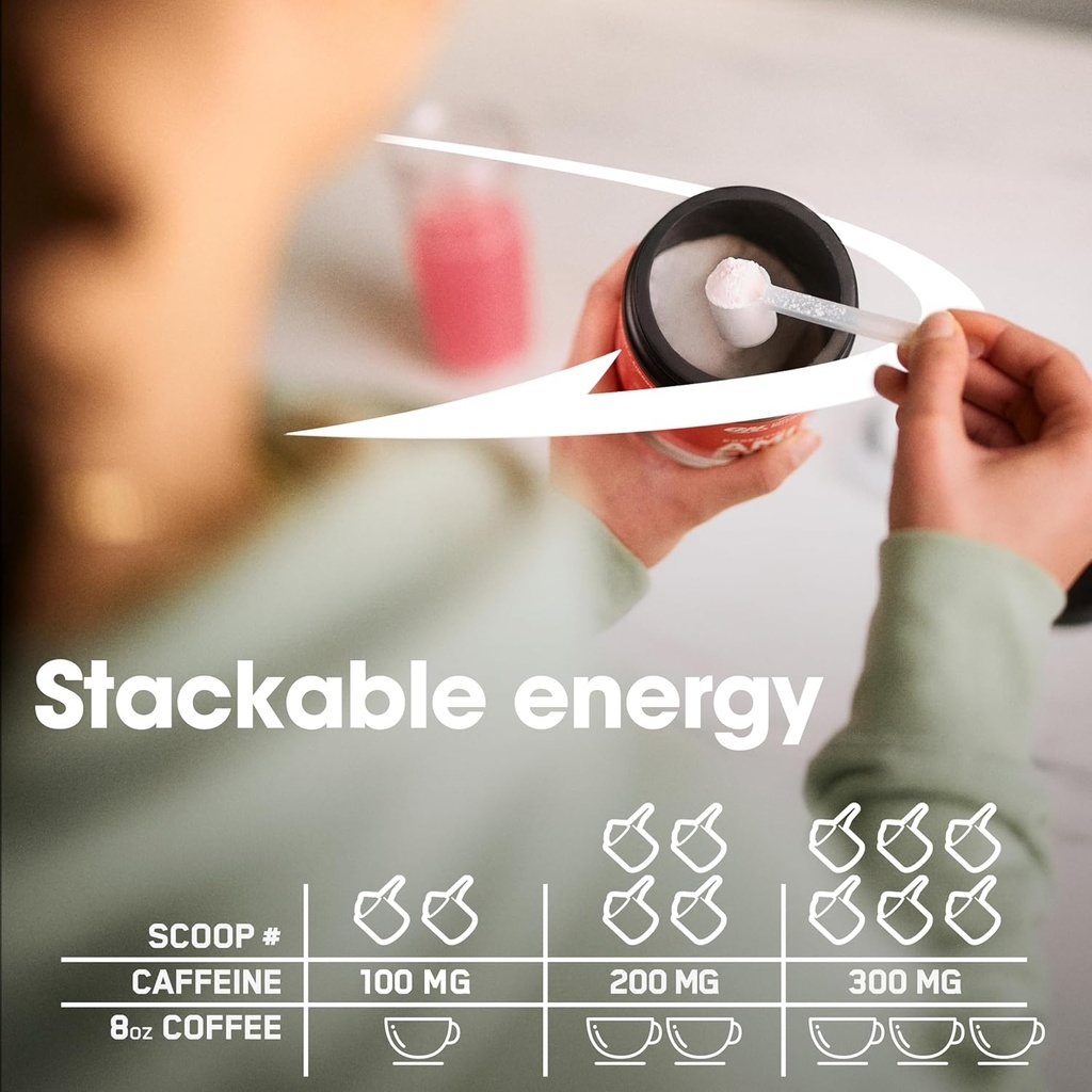 Optimum Nutrition Amino Energy - Pre Workout with Green Tea, BCAA, Amino Acids, Keto Friendly, Green Coffee Extract, Energy Powder - Wild Berry, 30 Servings (Packaging May Vary) 5