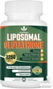 3250 MG Liposomal Glutathione Supplement,Reduced L-Glutathione with Resveratrol,Quercetin, Antioxidant Supplement for Immune System,Gluten Free & Non-GMO, 60 Capsules 2