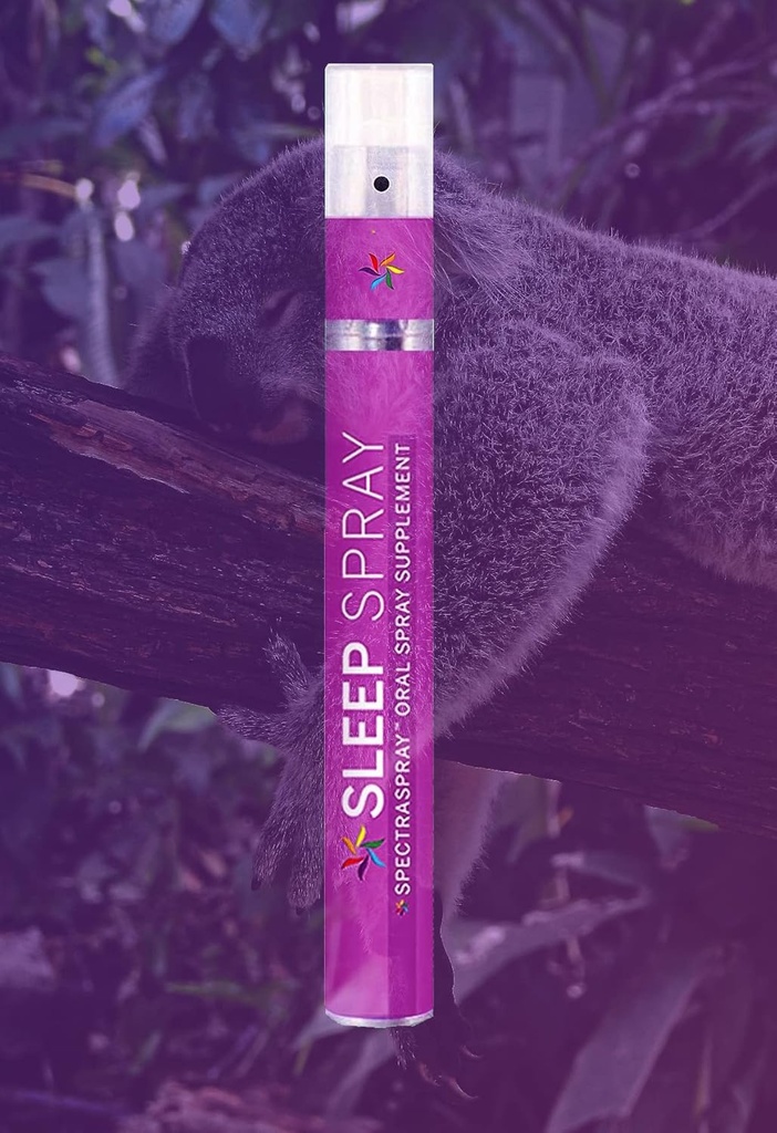 Sleep Support Spray (30 Day Supply) - Melatonin, 5-HTP, L-Theanine, & Herbal Extracts, Spearmint Flavor, TSA Safe & Fast Absorbing by SpectraSpray 5
