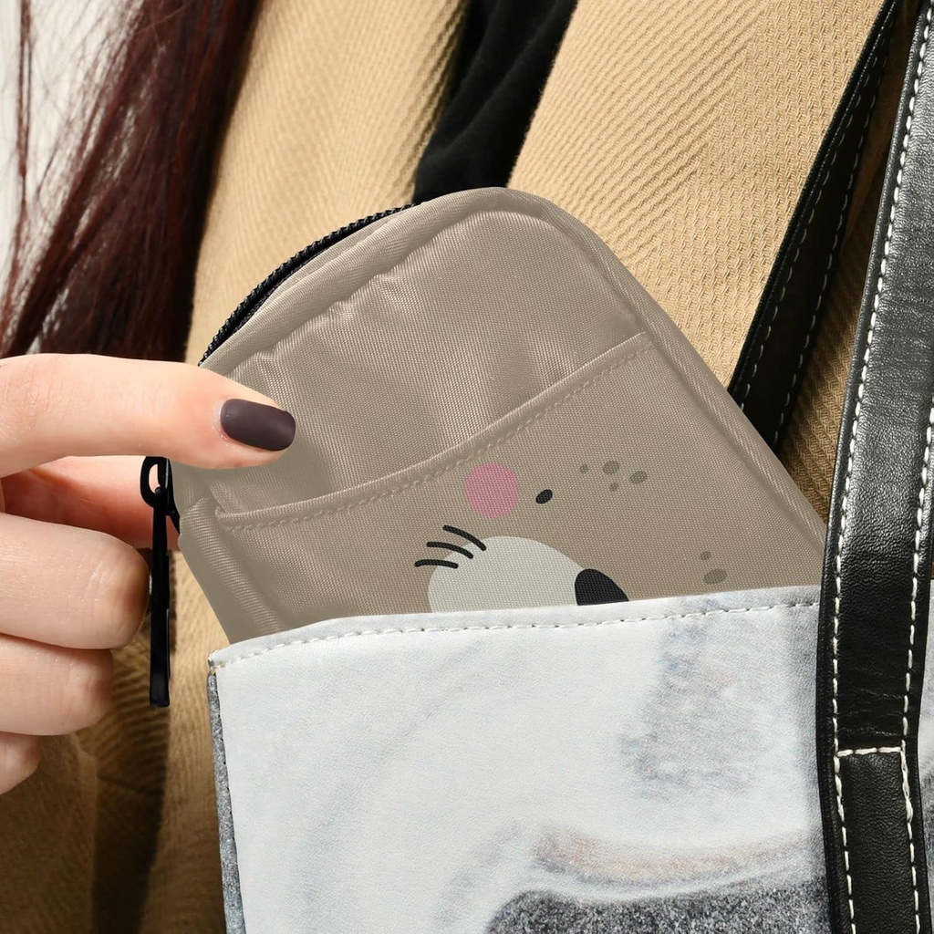 Cute Sea Lion Pill Box 7 Day Pill Case Bag Travel Pill Organizer Bag with Zipper Pill Bag Portable Weekly Case Compact Size for Vitamin Supplement Holder 6