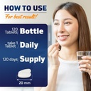 Vitamatic TMG Supplements 1000mg - Trimethylglycine - Betaine Anhydrous - 120 Tablets - 120 Servings - Non-GMO & Gluten Free (2 Bottles) 4