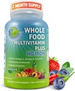 Vegan Whole Food Daily Multivitamin Without Iron, Methylated Multivitamin for Women and Men, Made with Fruits & Vegetables, B-Complex, Probiotics, Enzymes, CoQ10, Omegas, Turmeric, Non-GMO, 180 Count 2