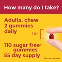 Nature Made Zero Sugar Energy Vitamin B12 Gummies 1000 mcg per Serving, B12 Vitamins, Energy Metabolism Support, Aspartame Free, 110 Sugar Free Gummies, 55 Day Supply 6