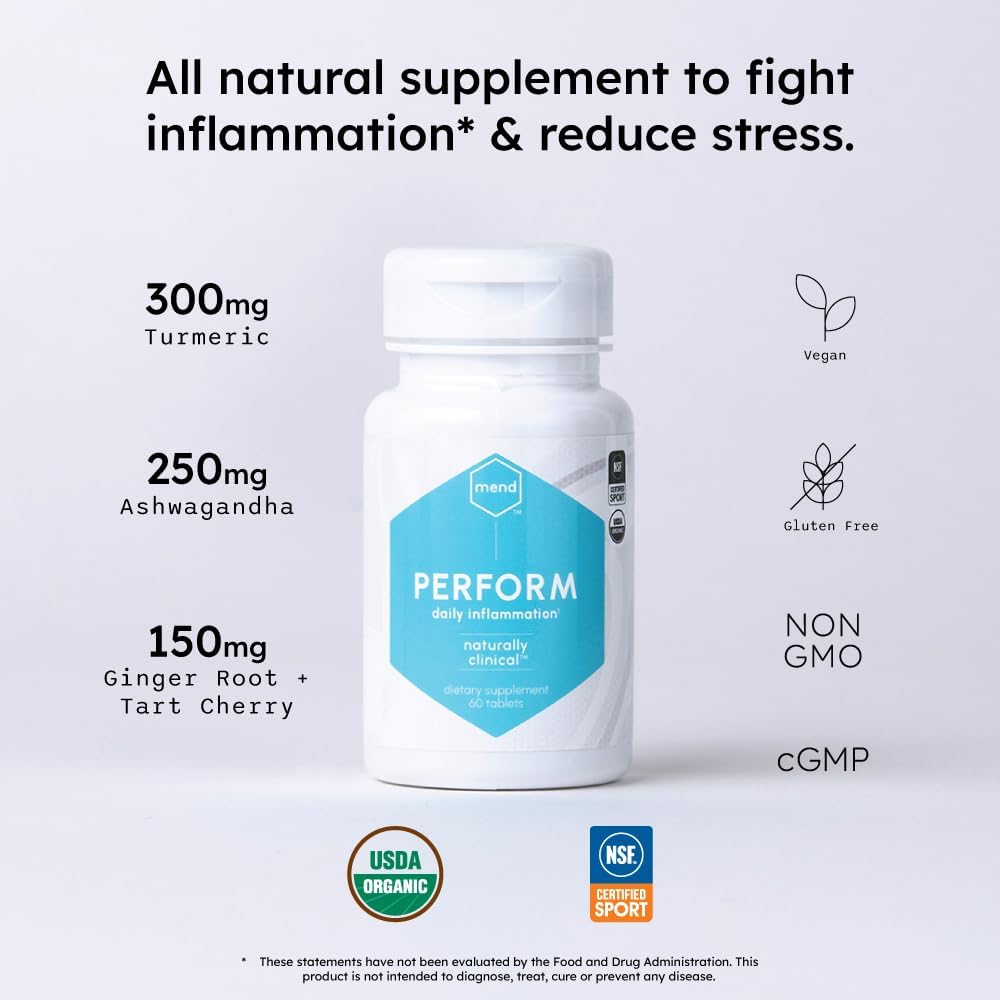 MEND Joint Health and Recovery Bundle: Perform, Repair & Recover for Active Lifestyles and Healing Support 6