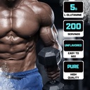 Nutrex Research L-Glutamine Powder - 200 Servings - Pure Unflavored, Non-GMO & Gluten Free 4