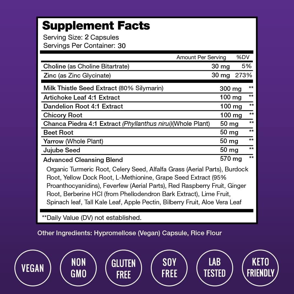 NutraChamps Liver Cleanse Detox Capsules and Super Greens Antioxidant Superfood Powder Bundle 3