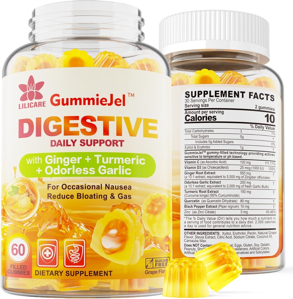 Bundle: Ginger Chews Supplement Gummies & Inositol Gummies Ideal 40:1 Ratio Myo & D-Chiro Inositol 3