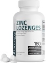 Bronson Zinc Lozenges Antioxidant & Immune Support Supplement Lemon Flavored, 180 Chewable Tablets 2