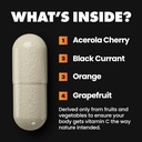 Gains in Bulk Real Vitamin C, Immune Support Chewable, Natural Vitamins with Citrus Bioflavonoids, Whole Food Vitamin C Supplement from Plant Sources, Vegan Supplements for Women and Men, 60 Tablets 5