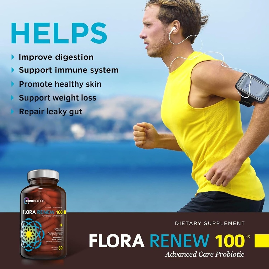 100 Billion Probiotics - 15-Strain Probiotic for Women & Men, DRCaps Delayed Release, Prebiotics, L-Glutamine, Apple Pectin, Gut Lining Support, Shelf Stable, Non-GMO, 60 Vegan Capsules for Adults 5