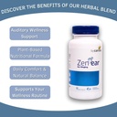 Zen Ear Tinnitus Relief for Ringing Ears - Chewable Ear Health Herbal Supplement with Magnesium, Zinc, B Complex, Bioflavonoids - Reduce Noise & Promote Clarity - 60 Tablets (30 Servings) 3