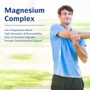 Innate Vitality Magnesium Complex - Magnesium Glycinate, Malate, Citrate, Oxide, 4-in-1 Formula for Energy, Bones & Nerves, Vegan & No Gluten, 90 Capsules 4