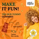 Wild & Organic Quercetin with Bromelain Gummies 800mg - Vegan Bromelain Supplement for Lung Detox and Immune Support - 60 Non-GMO Quercetin Gummies 6