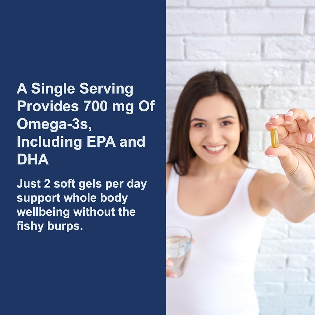 Carlson - The Very Finest Fish Oil, 700 mg Omega-3s, Norwegian Fish Oil Supplement, Wild Caught Omega-3 Fish Oil, Sustainably Sourced Fish Oil Capsules, Omega 3 Supplement, Lemon, 240 Softgels 5