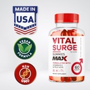 Vital Surge - Vital Surge for Men Gummies, Vital Vita Surge Max Maximum Strength 1050 MG, VitalSurge Supplement Support Gummy Advanced Formula, Premium Vitamin Gomitas (60 Gummies) 3