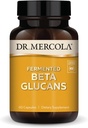 Dr. Mercola Fermented Beta Glucans, 30 Servings (60 Capsules), Dietary Supplement, Immune Support, Non-GMO, NSF Contents Certified 2