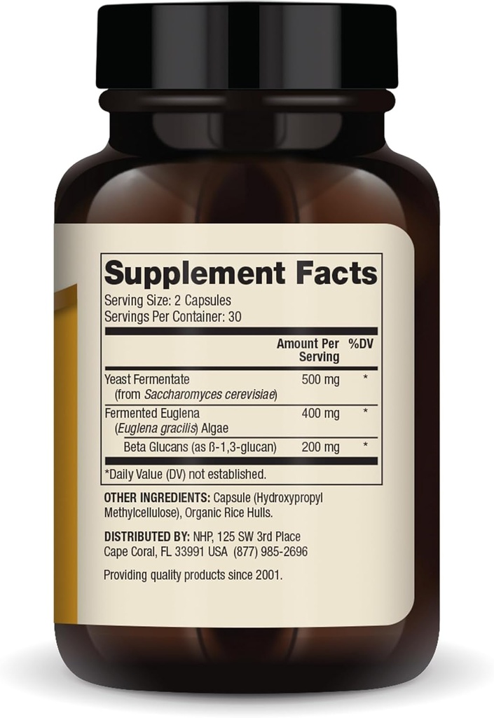 Dr. Mercola Fermented Beta Glucans, 30 Servings (60 Capsules), Dietary Supplement, Immune Support, Non-GMO, NSF Contents Certified 3