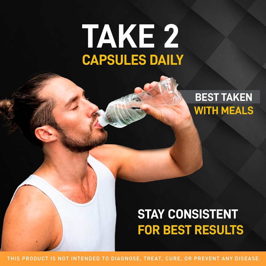 (2 Pack) Booster XT For Men, MAX Strength Men's Supplement, Booster XT, Booster XT for Men Reviews, BoosterXT, Booster XT Reviews, Buster XT, Booster X T Capsules Pro Supplement Pastilla, 120 Capsules 6