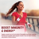 Liquid Iron Supplement for Women & Men Iron Drops Iron Supplements for Anemia with Folate, Vitamin C, B12 for Red Blood Cell Support-Grape, 2 Fl Oz 6