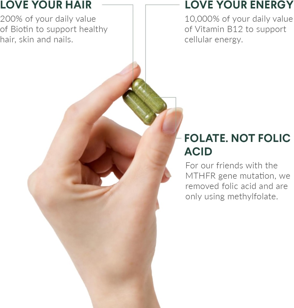 Nutritional Roots Multivitamin+, Award-Winning Plant-Based (Vegan) Multivitamin, Organic Vegetables & Herbs, Fermented Vitamins, Probiotics, Doctor's Choice, 45 Servings 4