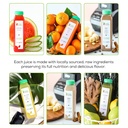 3 Day Protein Juice Cleanse by Raw Fountain, All Natural Raw Detox Cleanse, Cold Pressed Fruits, Vegetables, Vanilla and Chocolate Flavor, Tasty and Energizing, 18 Bottles 12oz, 3 Ginger Shots 5