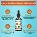 Why Not Natural Organic Vitamin B12 and Vitamin D3 K2 Liquid Drops 4