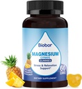 Potassium Magnesium Gummies, Magnesium Citrate & Potassium Citrate Supplements with Vitamin D3, B6 for Electrolyte Balance, Muscle, Leg Cramps, GMO Free Gluten Free (Pineapple,60 Count) 2