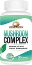 Rise-N-Shine Mushroom Complex Supplement for Clarity & Focus - Immune Support w/Lion’s Mane, Reishi, Mushroom, Chaga, Maitake & Shiitake Mushroom - 30 Day Supply - 30 Capsules 2