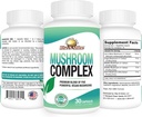 Rise-N-Shine Mushroom Complex Supplement for Clarity & Focus - Immune Support w/Lion’s Mane, Reishi, Mushroom, Chaga, Maitake & Shiitake Mushroom - 30 Day Supply - 30 Capsules 3