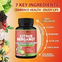 Cadane Citrus Bergamot Supplement Capsules with Berberine, Olive, Guggul, Garlic, Pine Bark, Black Pepper - 150 Caps for 5 Months Supply 6