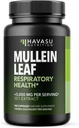 Mullein Leaf Capsules for Respiratory Health - 5000mg Extract 10:1 for Lung Support and Immune Function - 180 Count - Vegan, Non-GMO Capsules - Herbal Supplement for Daily Wellness - 6 Month Supply 2