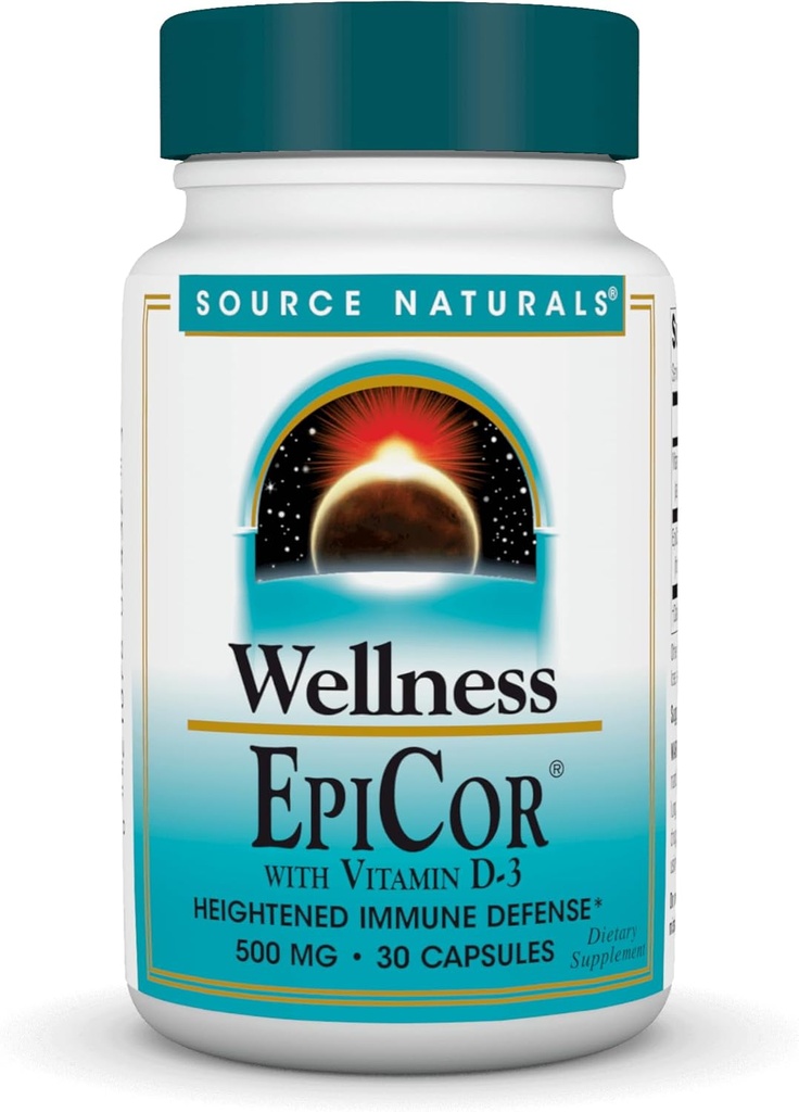 Source Naturals Wellness EpiCor with Vitamin D-3 for Heightened Immune Defense* - 60 Capsules 6