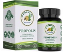 Propolis Health Propolis Capsules 1000mg-Daily with Vitamin E Per dose - Pure Brazilian Green Propolis Extract - Immune Booster 50 Days Supply -100 Capsules 2