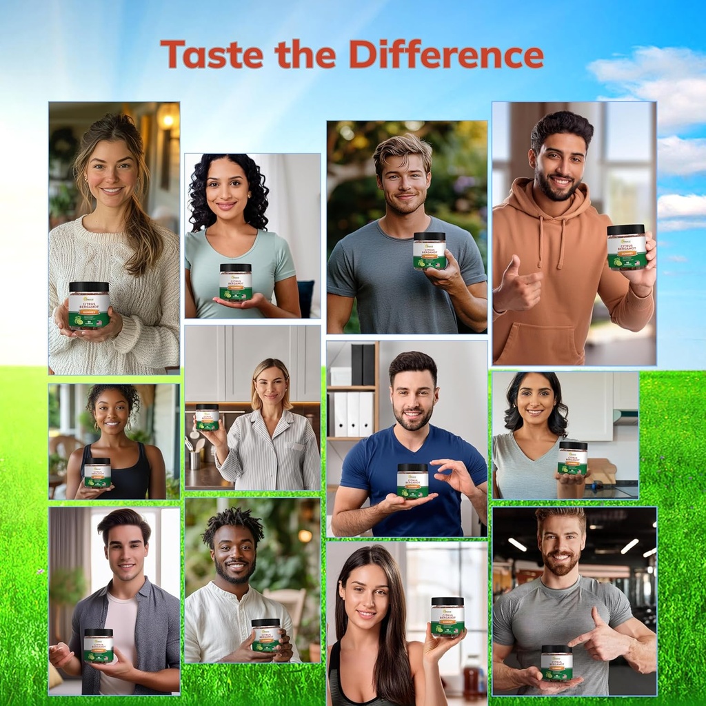 aSquared Nutrition Citrus Bergamot Gummies - Citrus Bergamot Extract Supplement 500mg Per Serving - Pure Gummy Alternative to Capsules & Pills 4