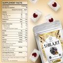1400 MG Shilajit Gummies, Shilajit Pure Himalayan Organic Gummies with Ashwagandha, Himalayan shilajit for Men, 85+ Trace Minerals & Fulvic Acid, Individually Wrapped, Sugar-Free, 60 Counts 3