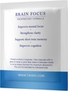 TAHIRO Brain Focus Supplement – Brain Supplements for Memory and Focus – Natural Brain Support Supplement with Gingko Biloba, Panax Ginseng, Herbal Extracts – Non-GMO Vegan Brain Booster – 28-Packets 3