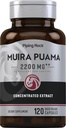 Piping Rock Muira Puama Root Extract 2200 mg | 120 Capsules | for Men & Women | Non GMO, Gluten Free Supplement 2