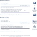 TAHIRO Brain Focus Supplement – Brain Supplements for Memory and Focus – Natural Brain Support Supplement with Gingko Biloba, Panax Ginseng, Herbal Extracts – Non-GMO Vegan Brain Booster – 28-Packets 5