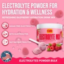 Dr. Price’s Electrolyte Mix | Sugar-Free Hydration Powder with 72+ Trace Minerals | No Sugar, Fast-Dissolving Electrolytes Powder Packets | Raspberry, 90 Servings 4