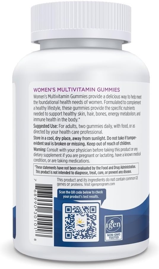Nordic Naturals Women's Multivitamin Gummies, Mixed Berry - 60 Gummies - Support for Healthy Skin, Hair, Bones, Energy & Immunity - Non-GMO, Vegetarian - 30 Servings 4
