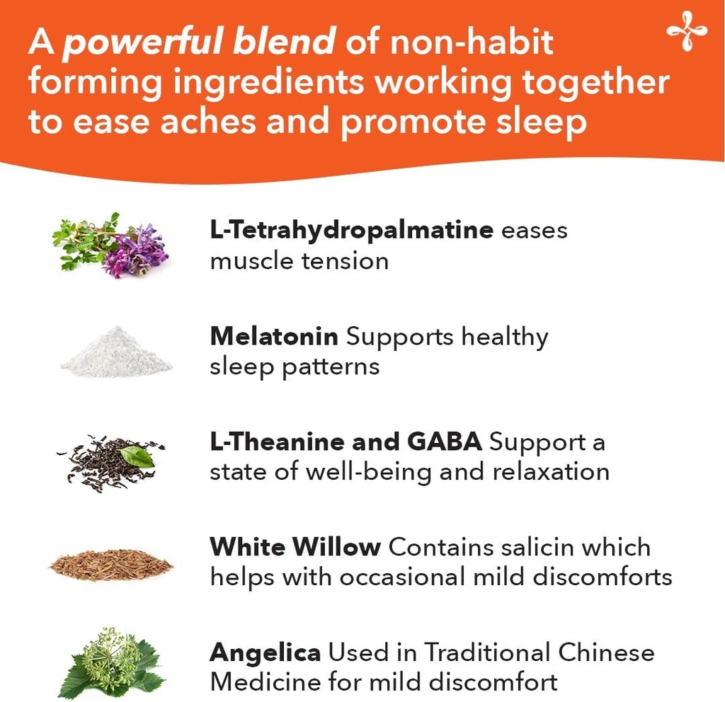 LifeSeasons Relieve-R PM - Eases Nighttime Aches & Discomfort - Relaxes Muscles - Calms The Nervous System - Supports Natural Sleep Cycles & Non Habit Forming - 46 Capsules 5