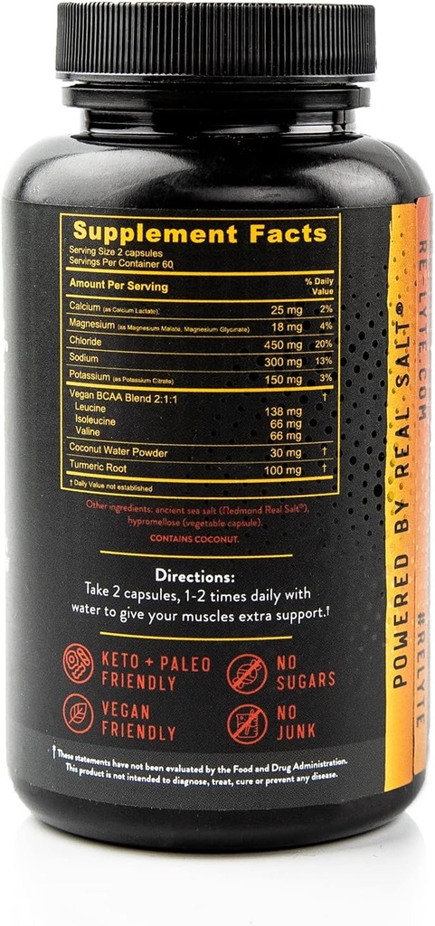 REDMOND Re-Lyte Muscle Recovery Capsules, 120 Count 3