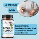 Liver Cleanse & Repair Formula - Herbal Liver Support Supplement with Milk Thistle Dandelion Root Turmeric, Artichoke Extract for Liver Health - 120 Count 6